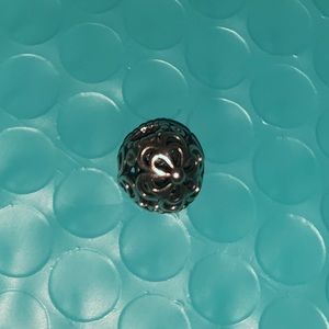 Flower ball pandora charm